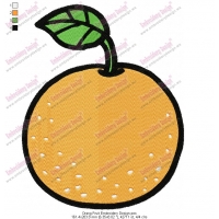 Orang Fruit Embroidery Design